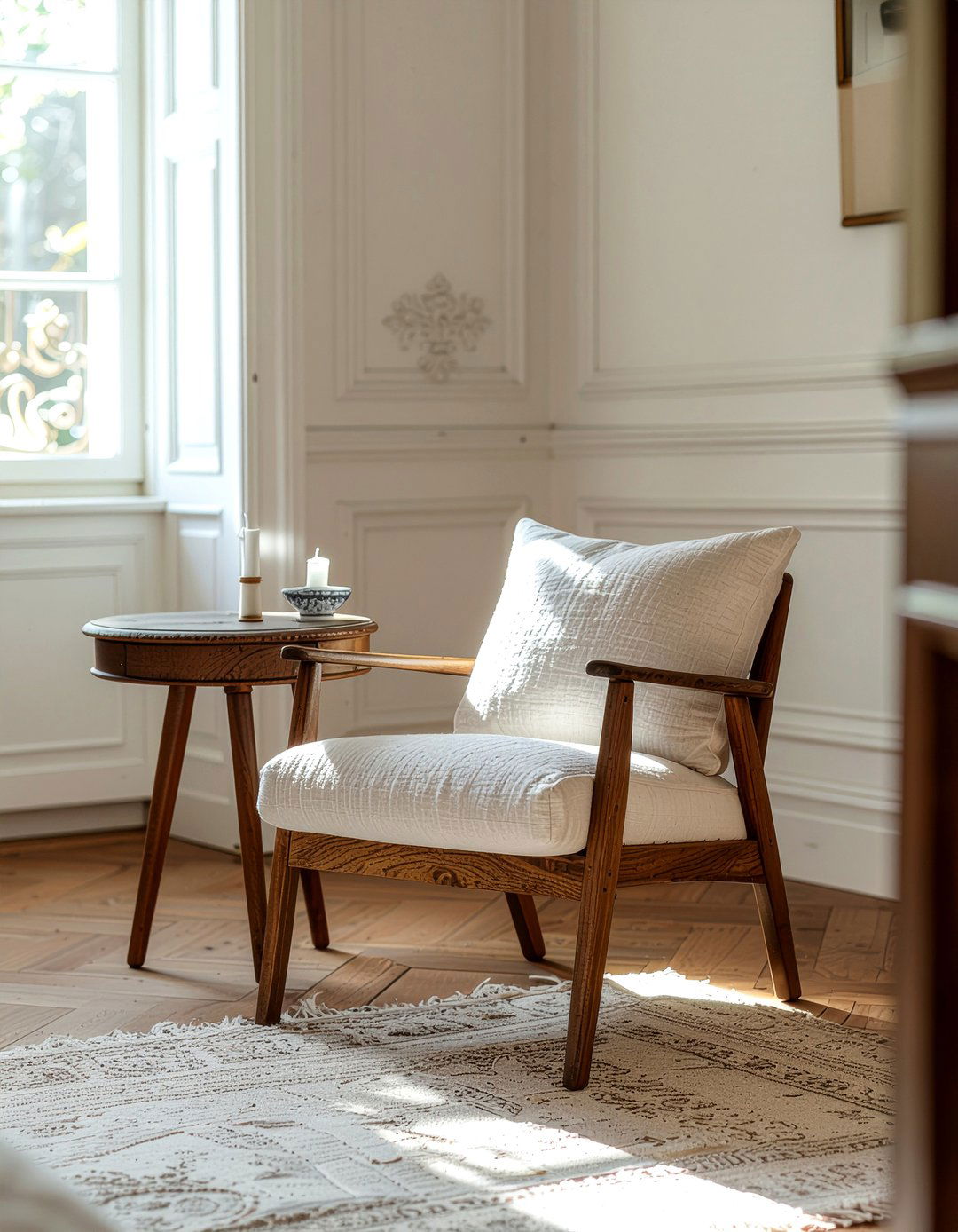 Bergere chair - 30 bedroom reading chairs