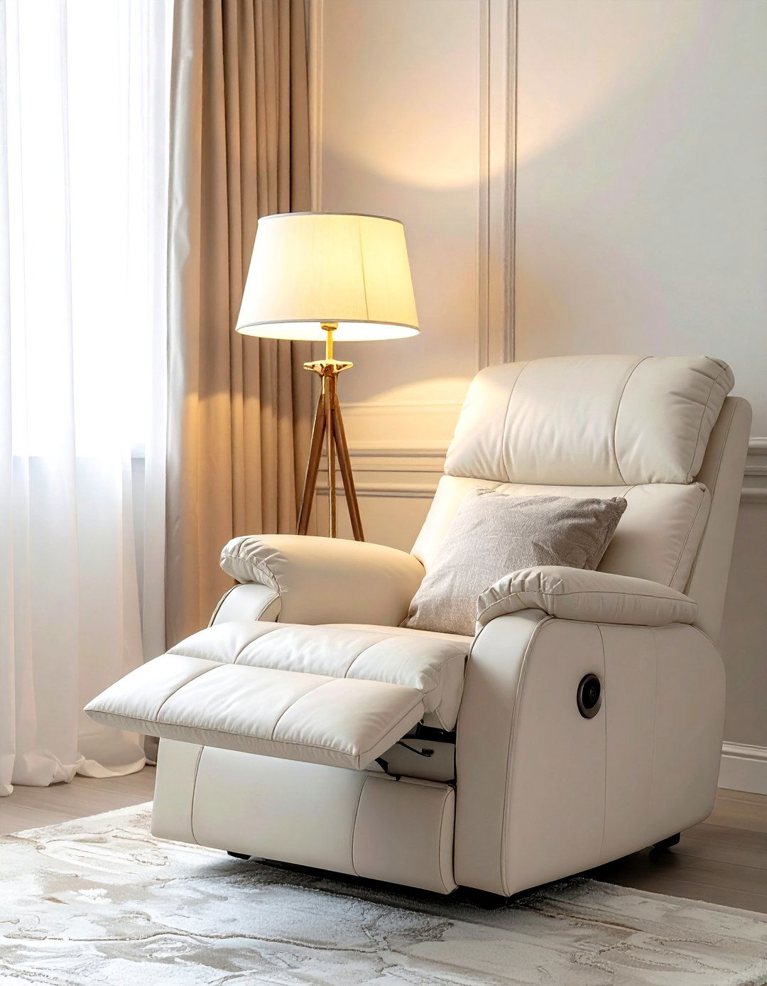 Beside Recliner - 30 living room lamp placement ideas