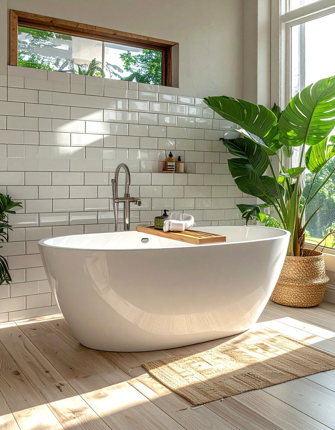 Beveled Subway Tile Bathtub Surround - 30 beveled subway tile bathroom ideas