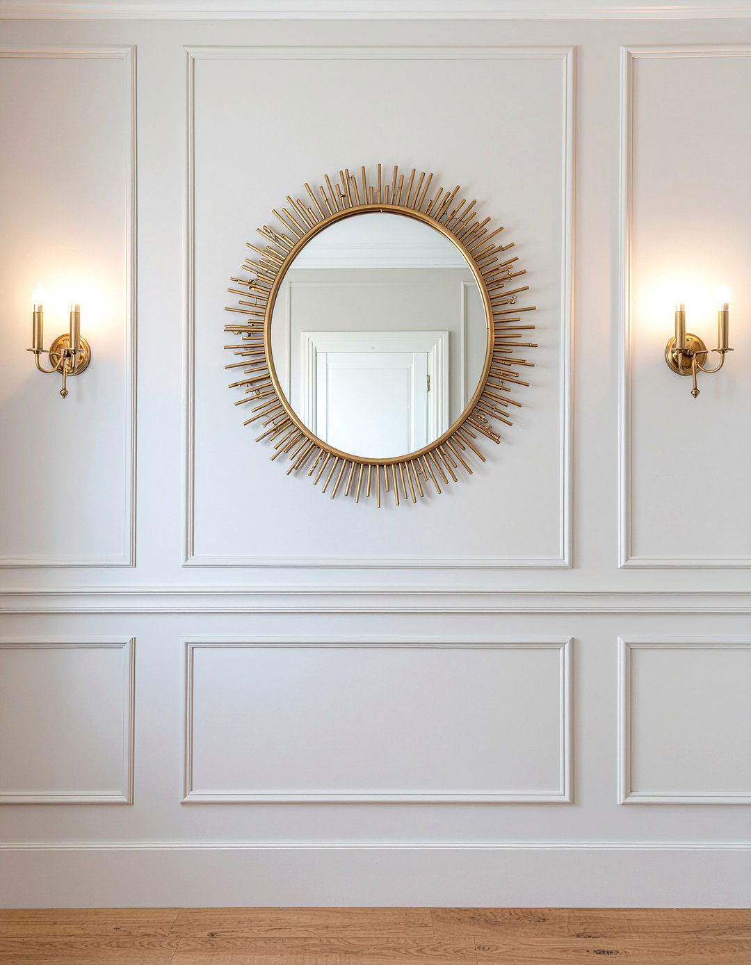 Beveled edge wall mirror - 30 living room mirrors