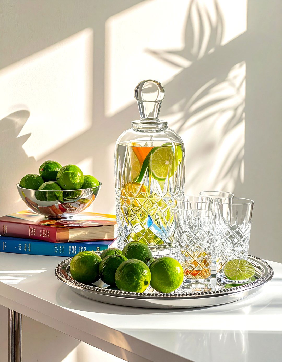 Beverage Cart - 30 tabletop vignette ideas