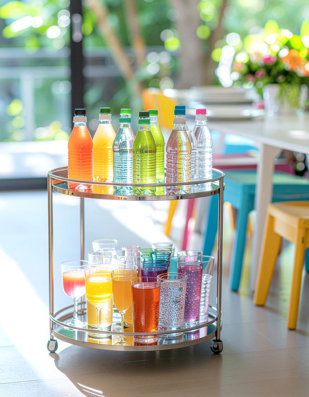 Beverage Cart - 30 dining room bar cart ideas