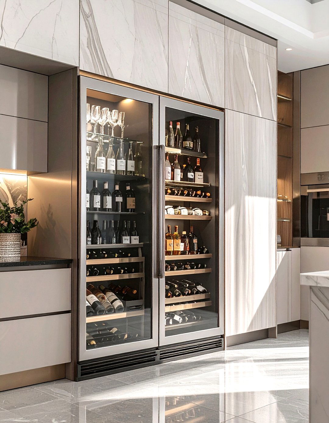 Beverage Center - 30 kitchen splurge and save ideas