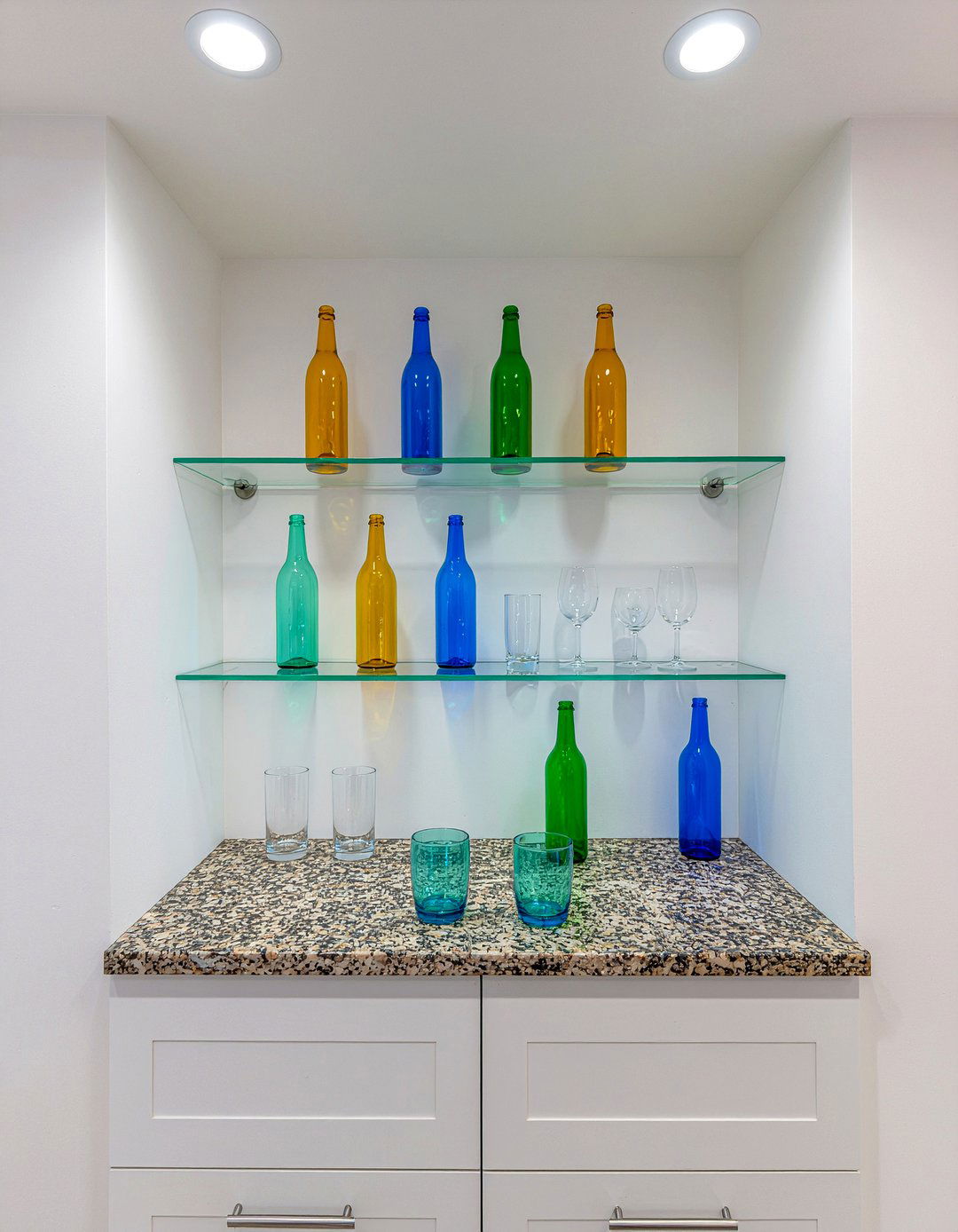 Beverage Station Niche - 30 kitchen niche ideas