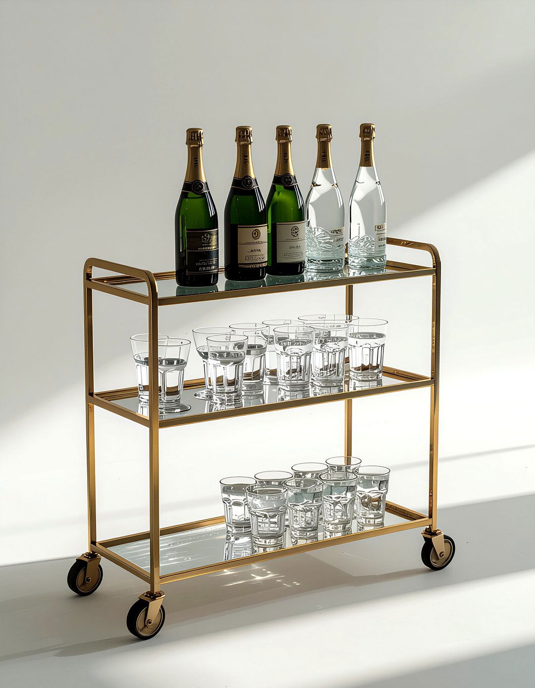 Beverage cart setup - 30 dining room refresh ideas
