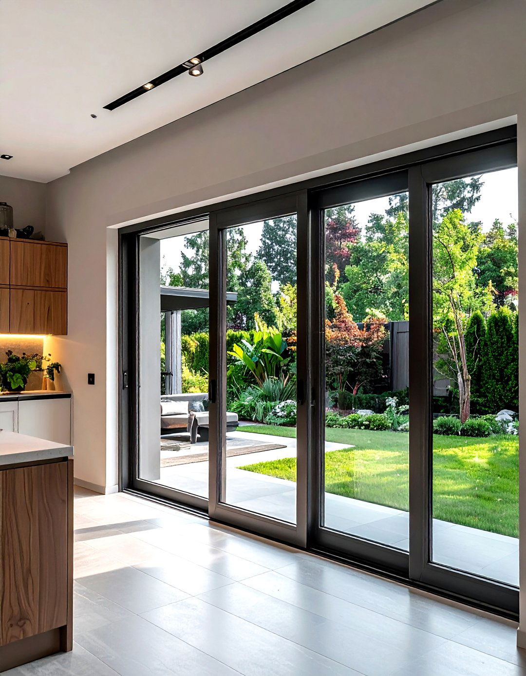 Bi Fold Glass Kitchen Doors - 30 kitchen glass door ideas