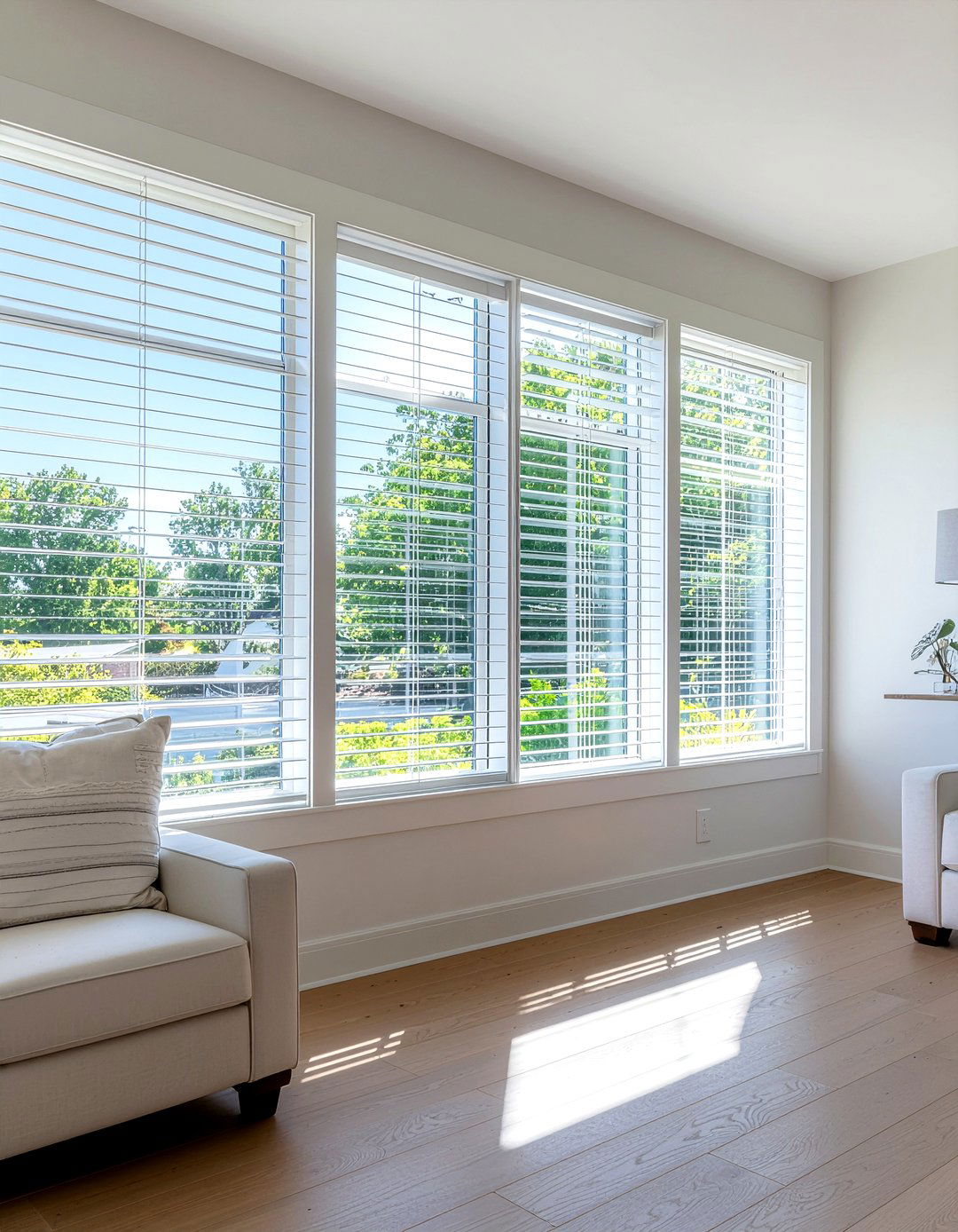 Bifold Shutters - 30 living room plantation shutters