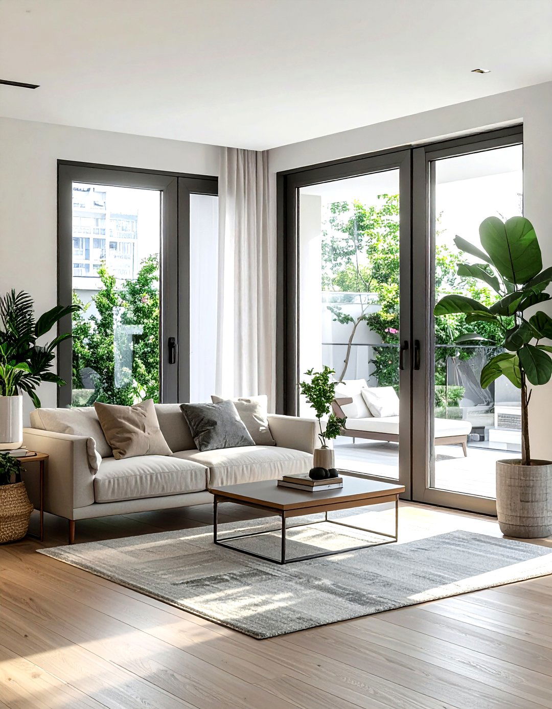 Bifold doors for small living rooms - 30 living room bifold doors