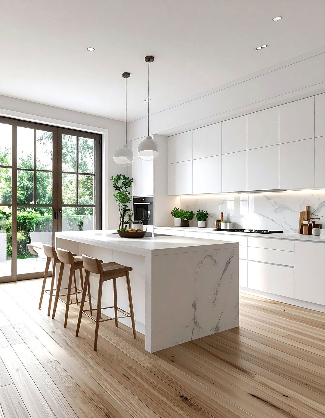 Bifold window kitchen connection - 30 pass-through dining room ideas