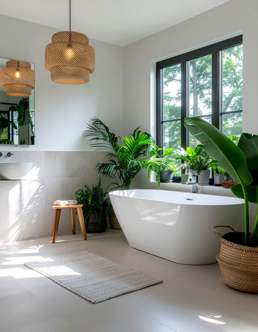 Biophilic Bathroom - 30 bathroom emerging trend ideas
