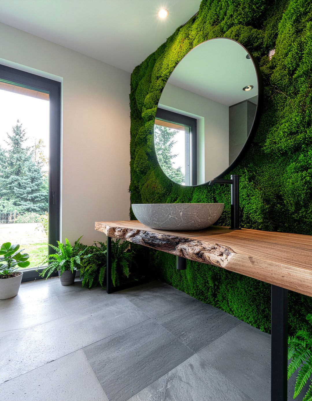 Biophilic Bathroom Design - 30 half bathroom ideas