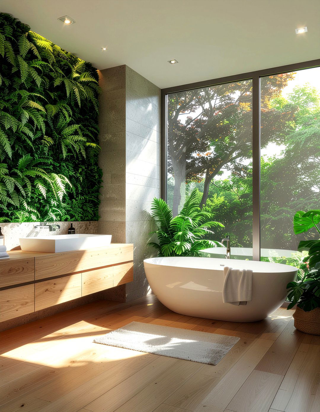 Biophilic Bathroom - 30 bathroom future trend ideas