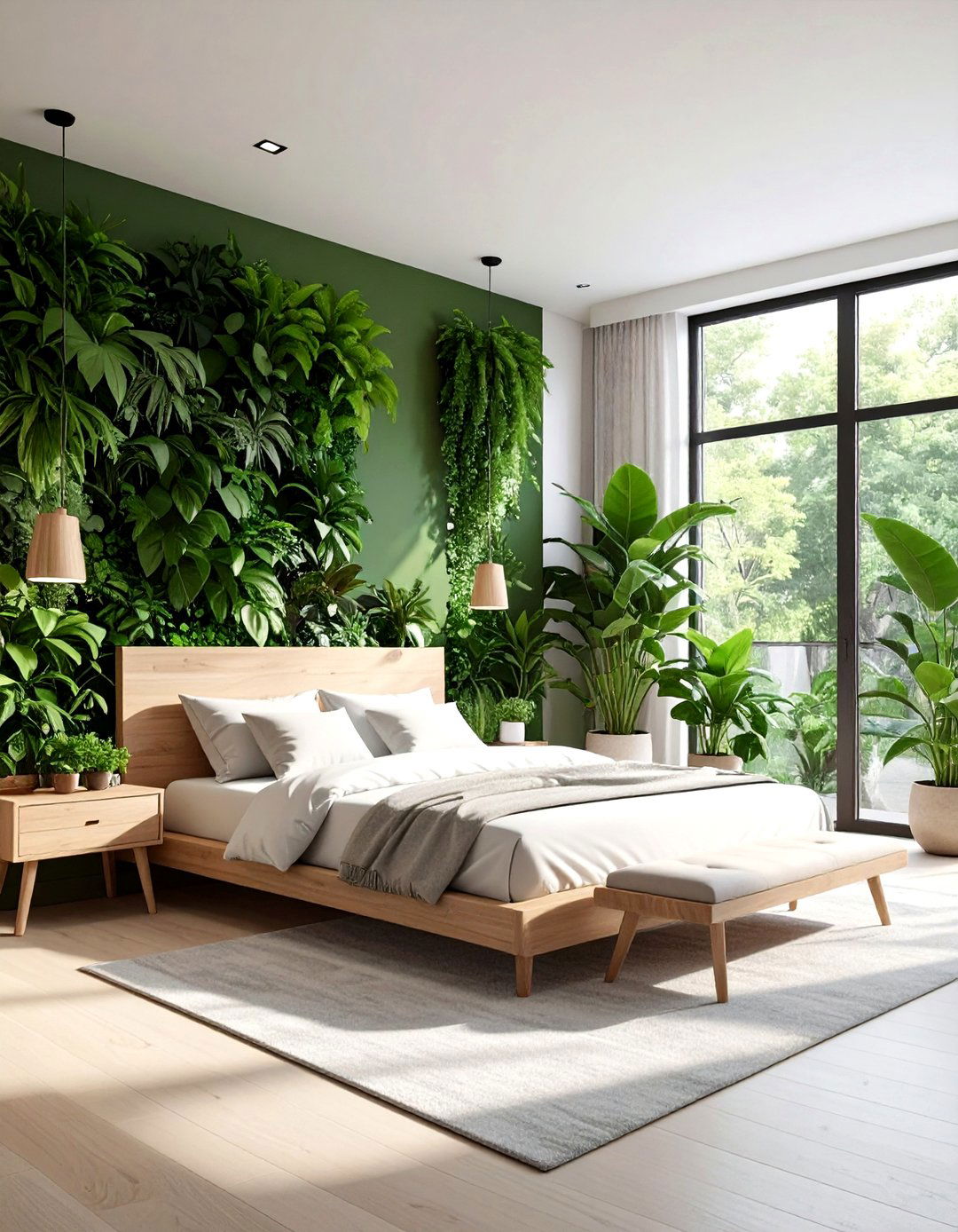 Biophilic Bedroom - 30 cozy bedroom settings