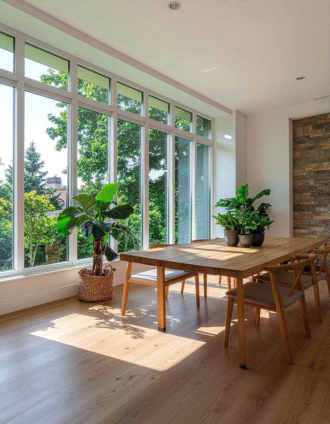 Biophilic Dining Room - 30 healthy dining room ideas