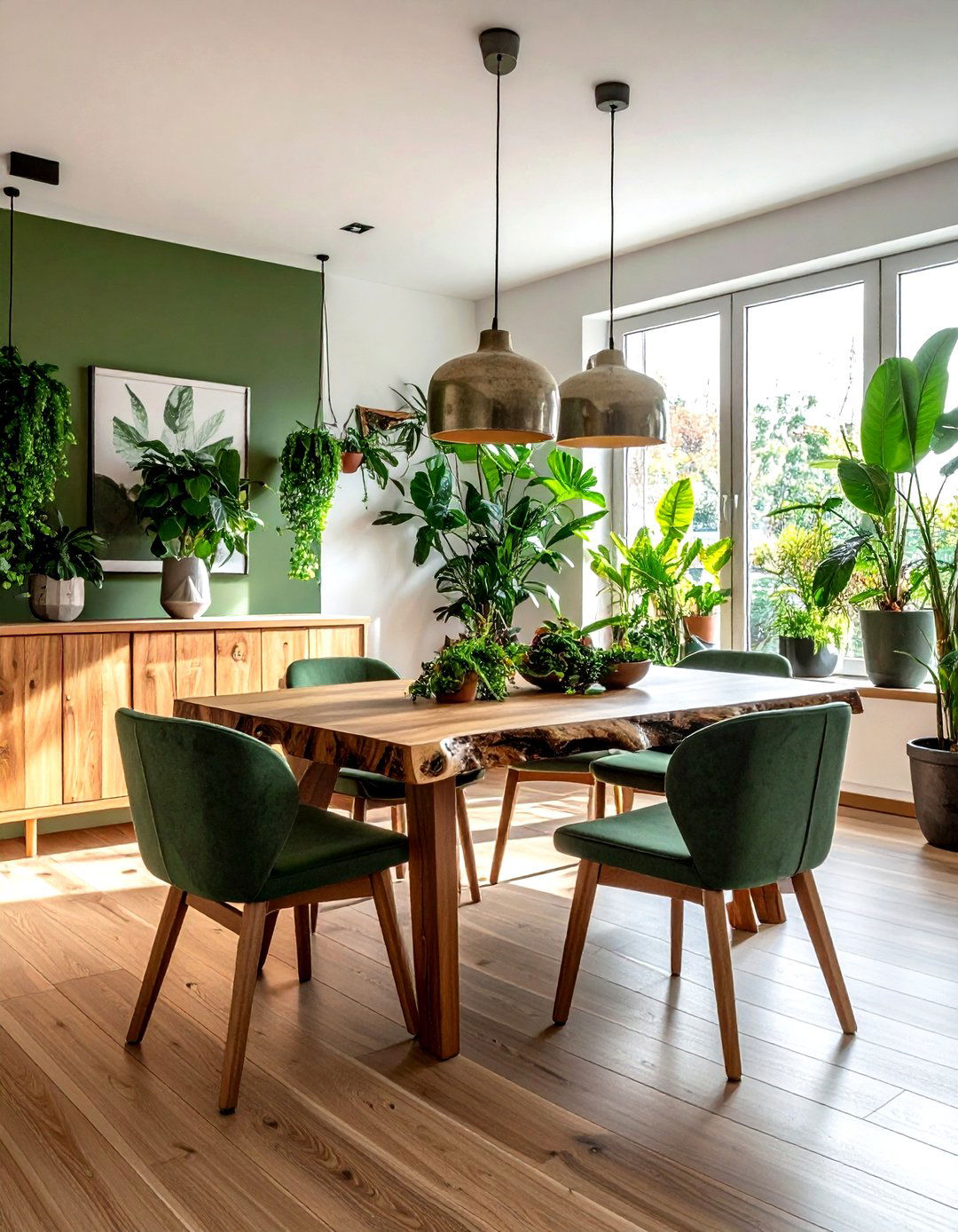 Biophilic Dining Room - 30 highlight dining room ideas