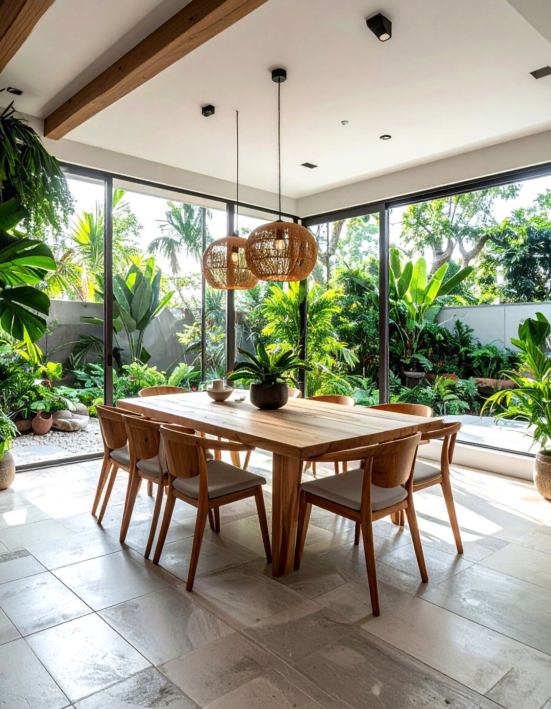 Biophilic Dining Room - 30 separate dining room ideas