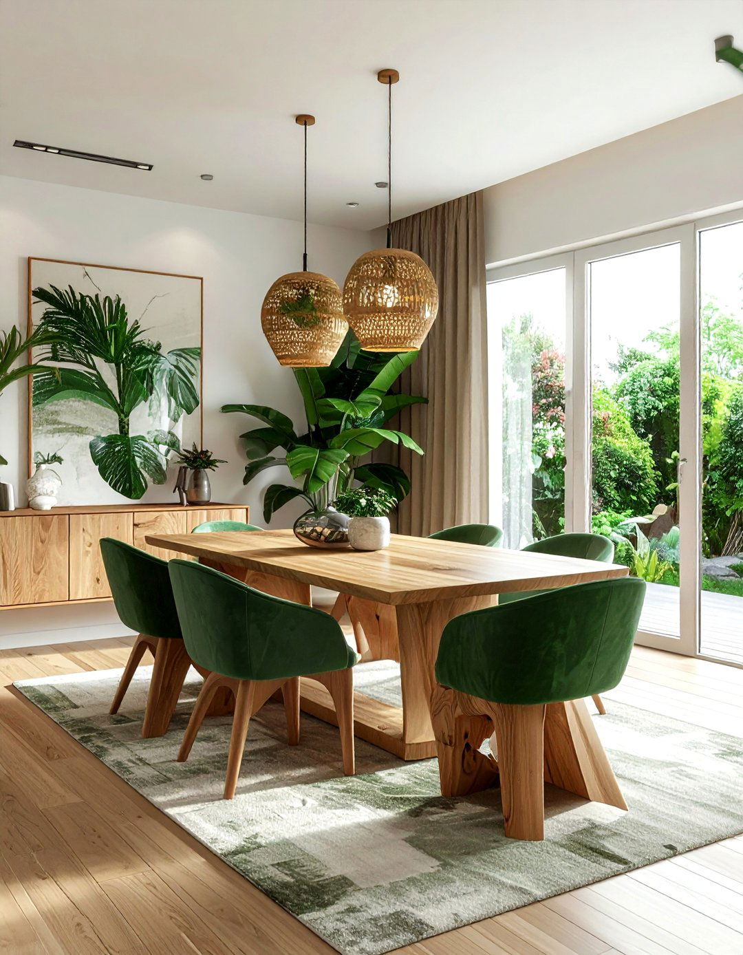 Biophilic Dining Room - 30 stunning dining room ideas