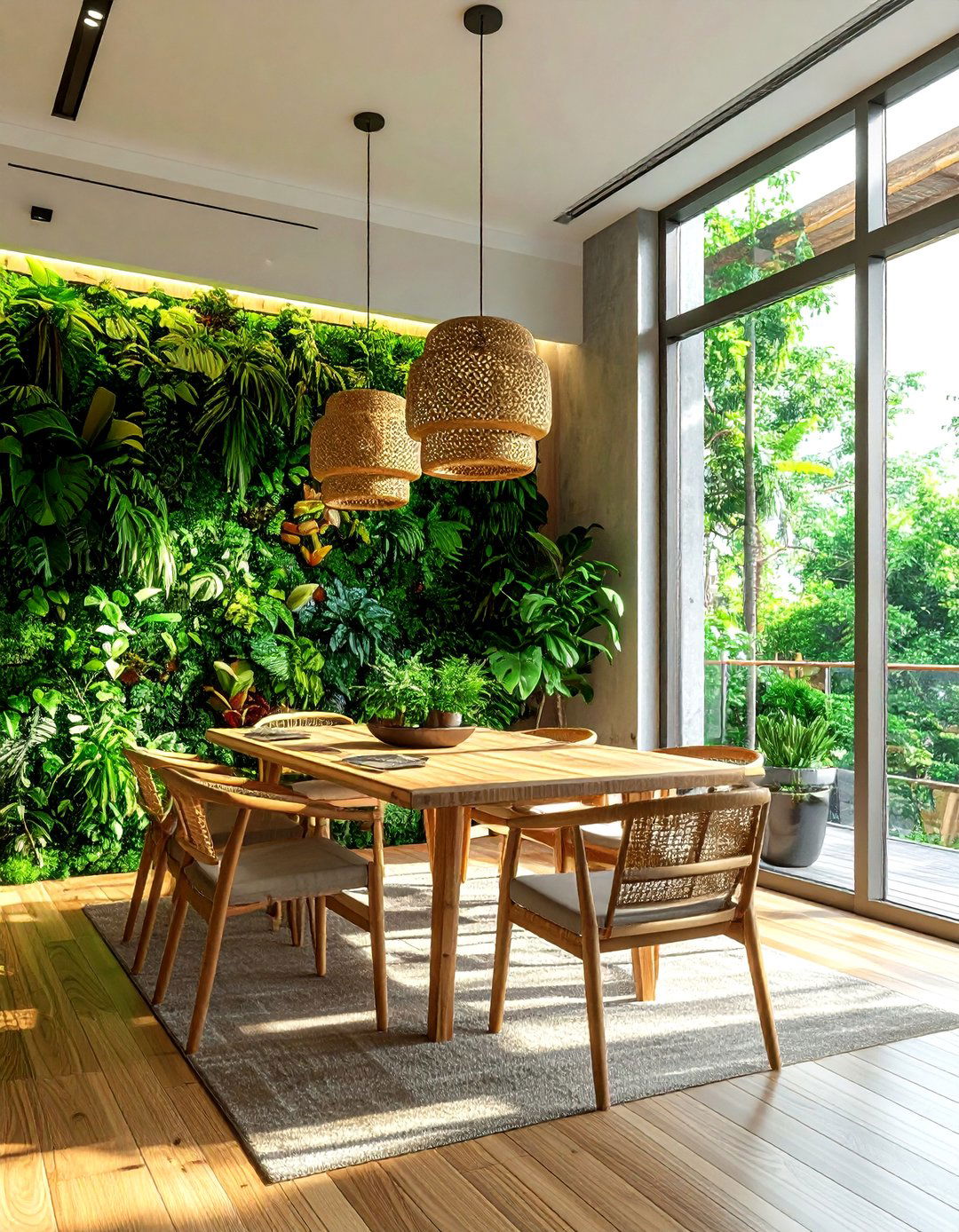 Biophilic Dining Room - 30 surprising dining room ideas