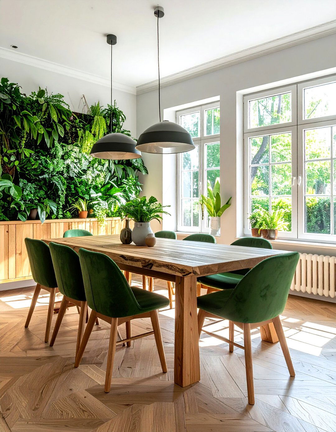 Biophilic Dining Room - 30 tailored dining room ideas