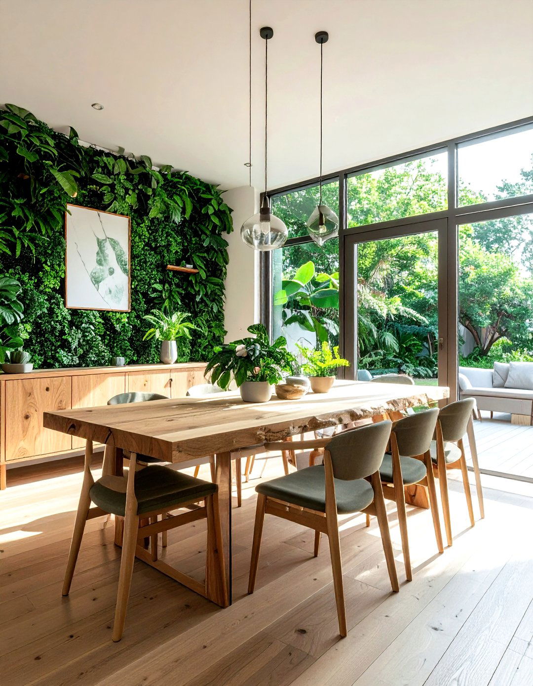 Biophilic Dining Room - 30 architect designed dining room ideas