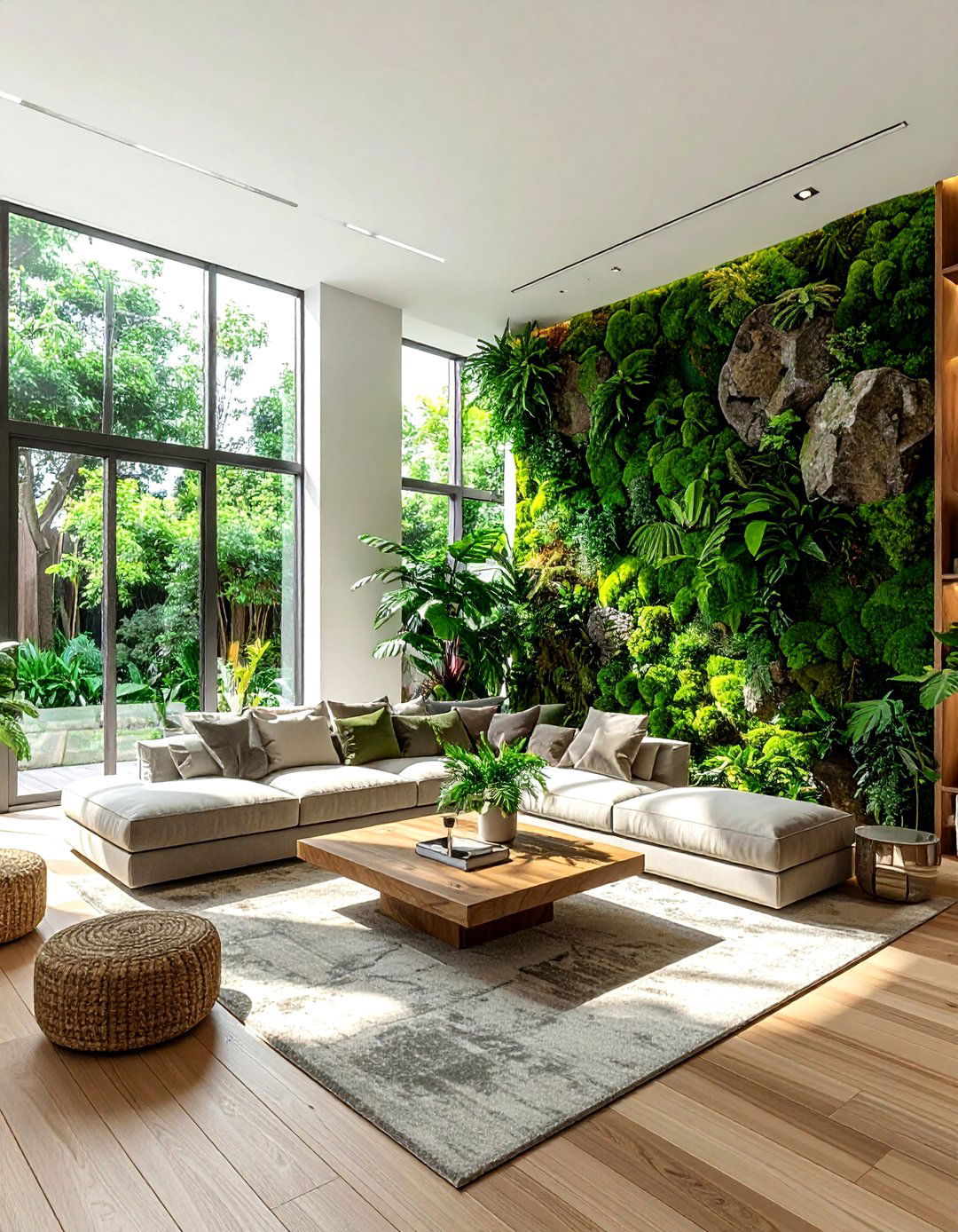Biophilic Living Room - 30 living room inspiration ideas