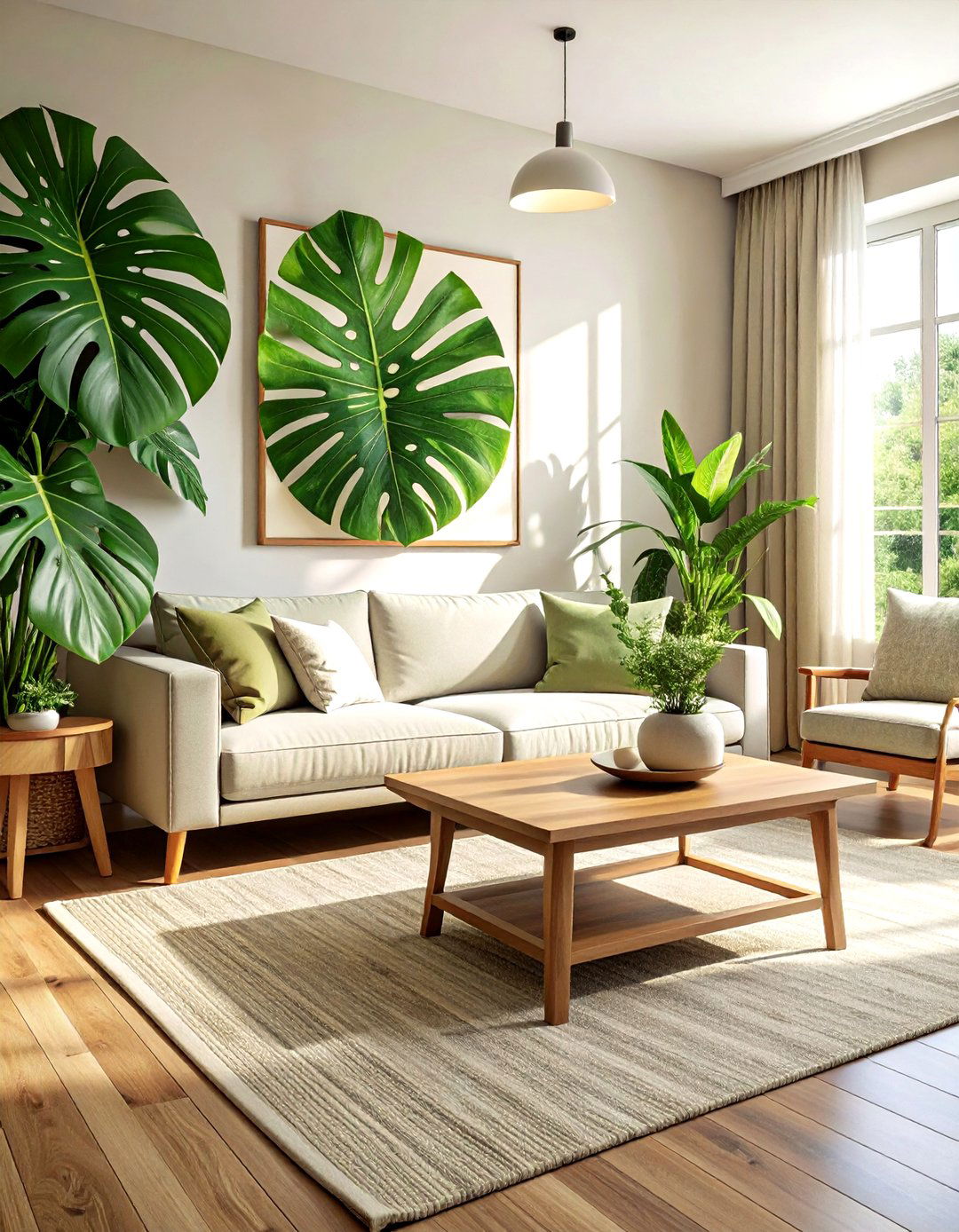 Biophilic Living Room - 30 popular decor ideas