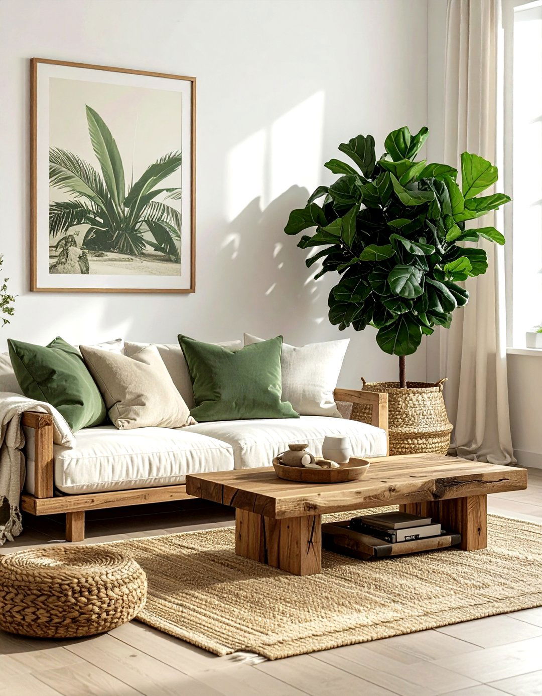 Biophilic Living Room - 30 wellness decor ideas