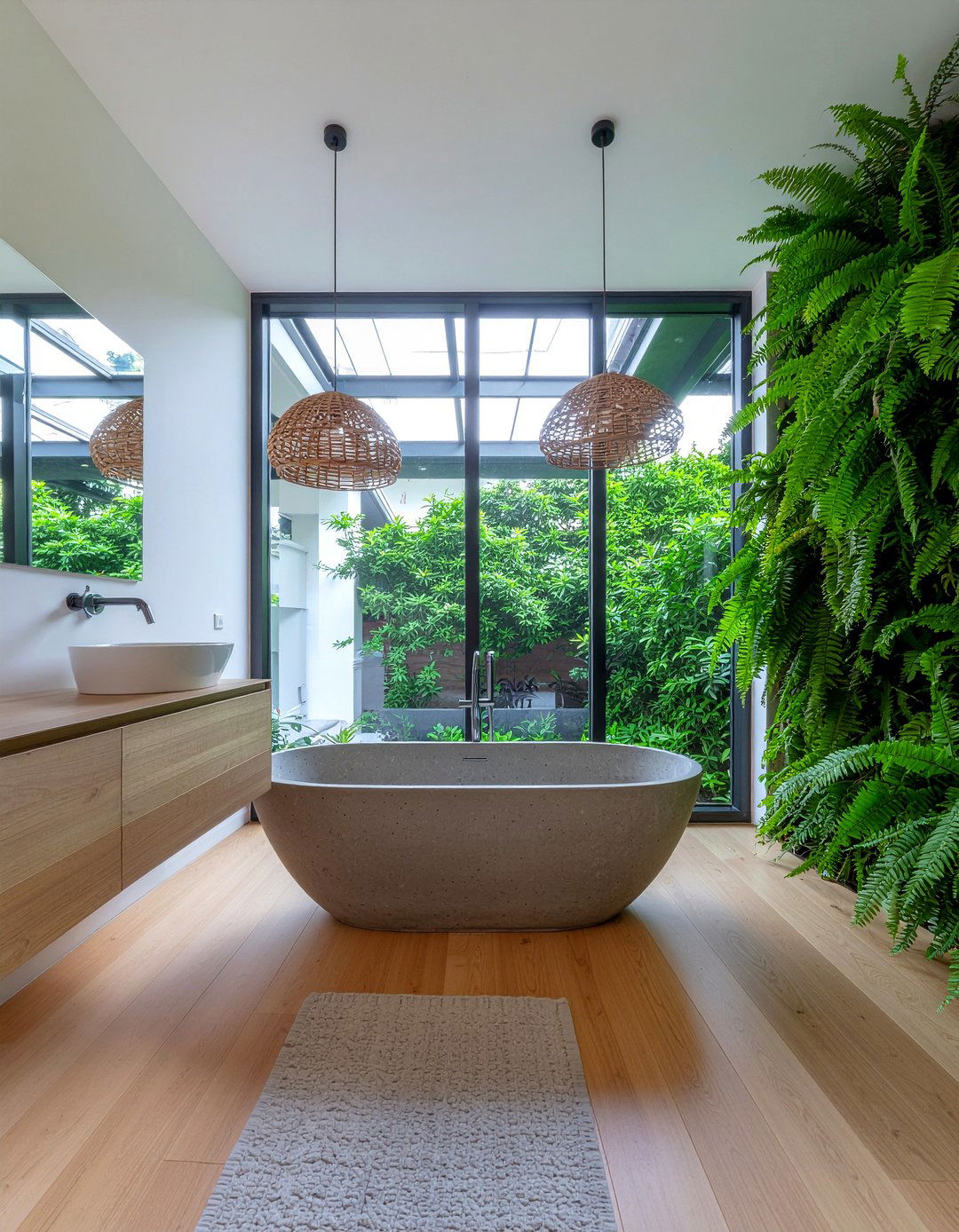Biophilic bathroom - 30 bathroom trend forecast ideas