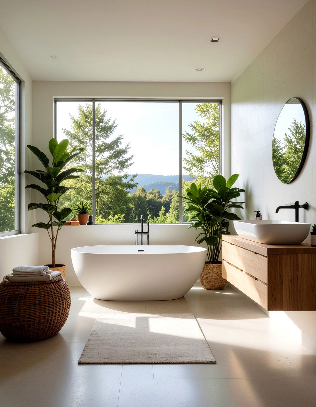 Biophilic bathroom - 30 luxe bathroom ideas