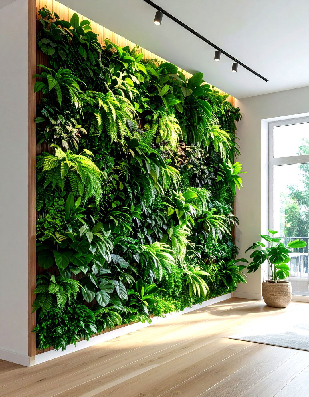 Biophilic design plant wall - 30 incredible decor ideas