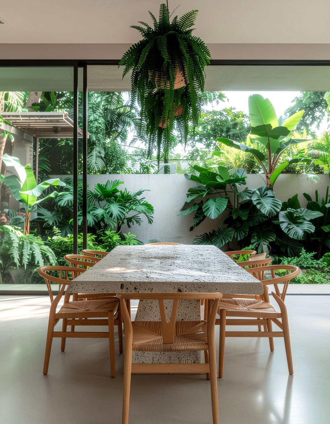 Biophilic dining room - 30 dining room goals ideas