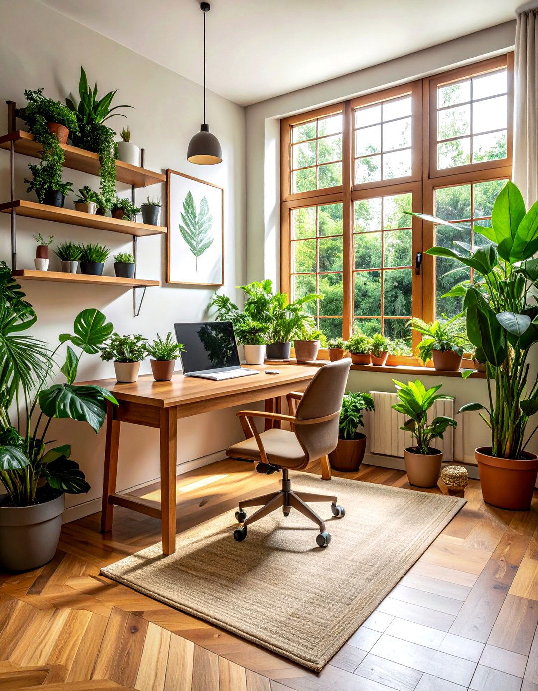 Biophilic home office - 30 on-trend decor ideas