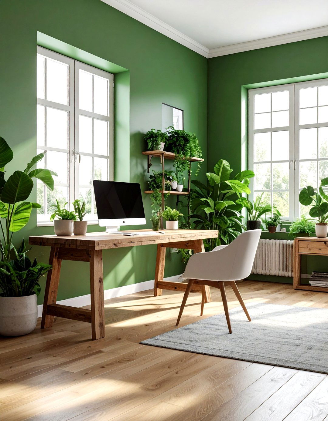 Biophilic home office - 30 inspiring decor ideas