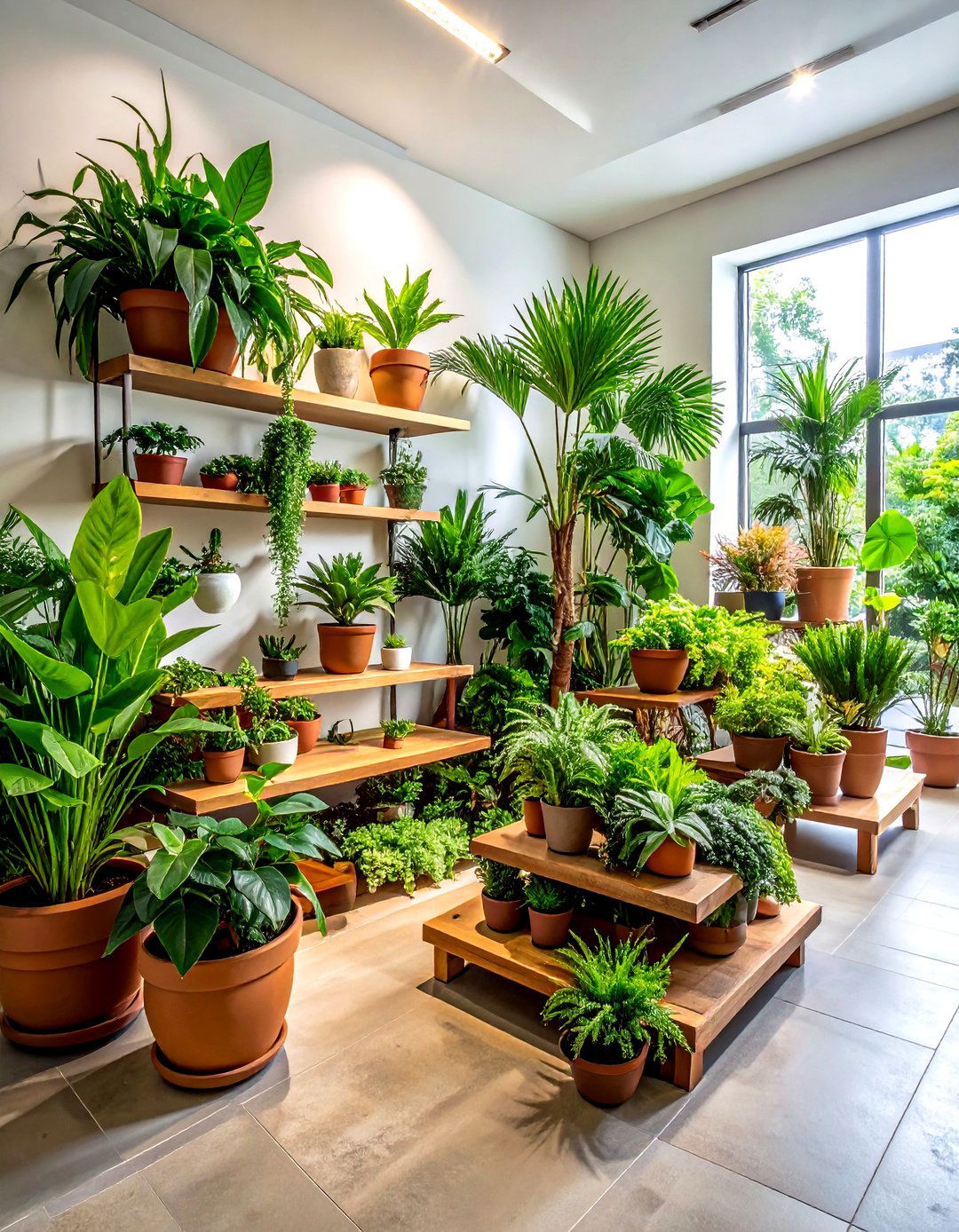 Biophilic indoor garden - 30 beautiful home decor ideas