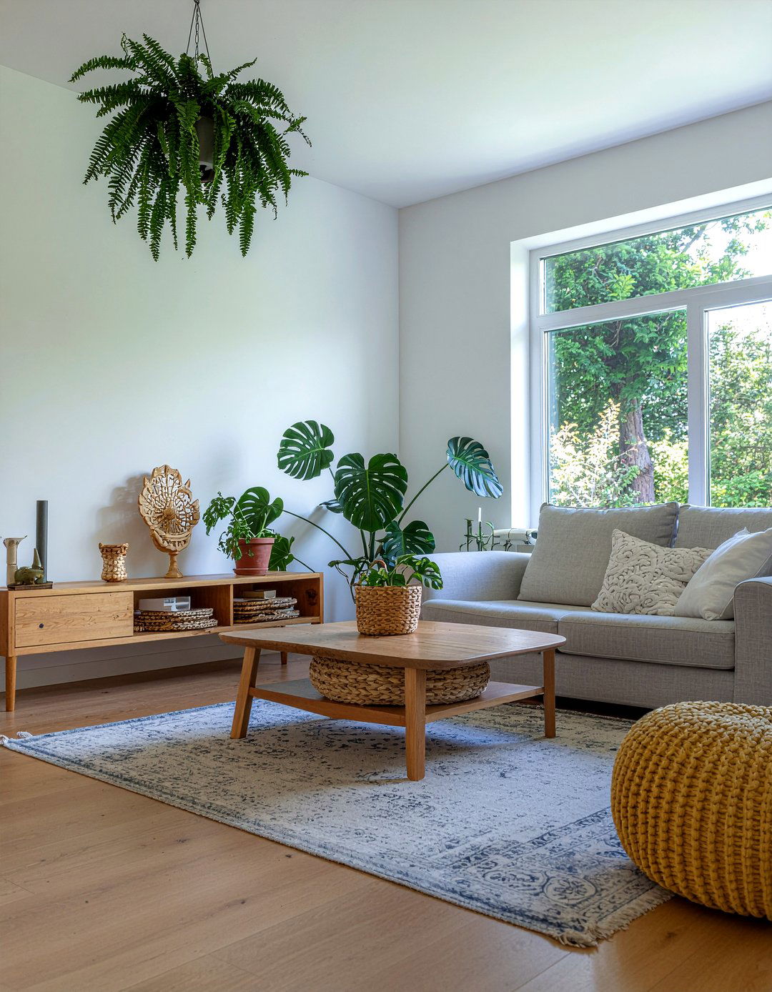 Biophilic interior design - 30 wellness living room ideas
