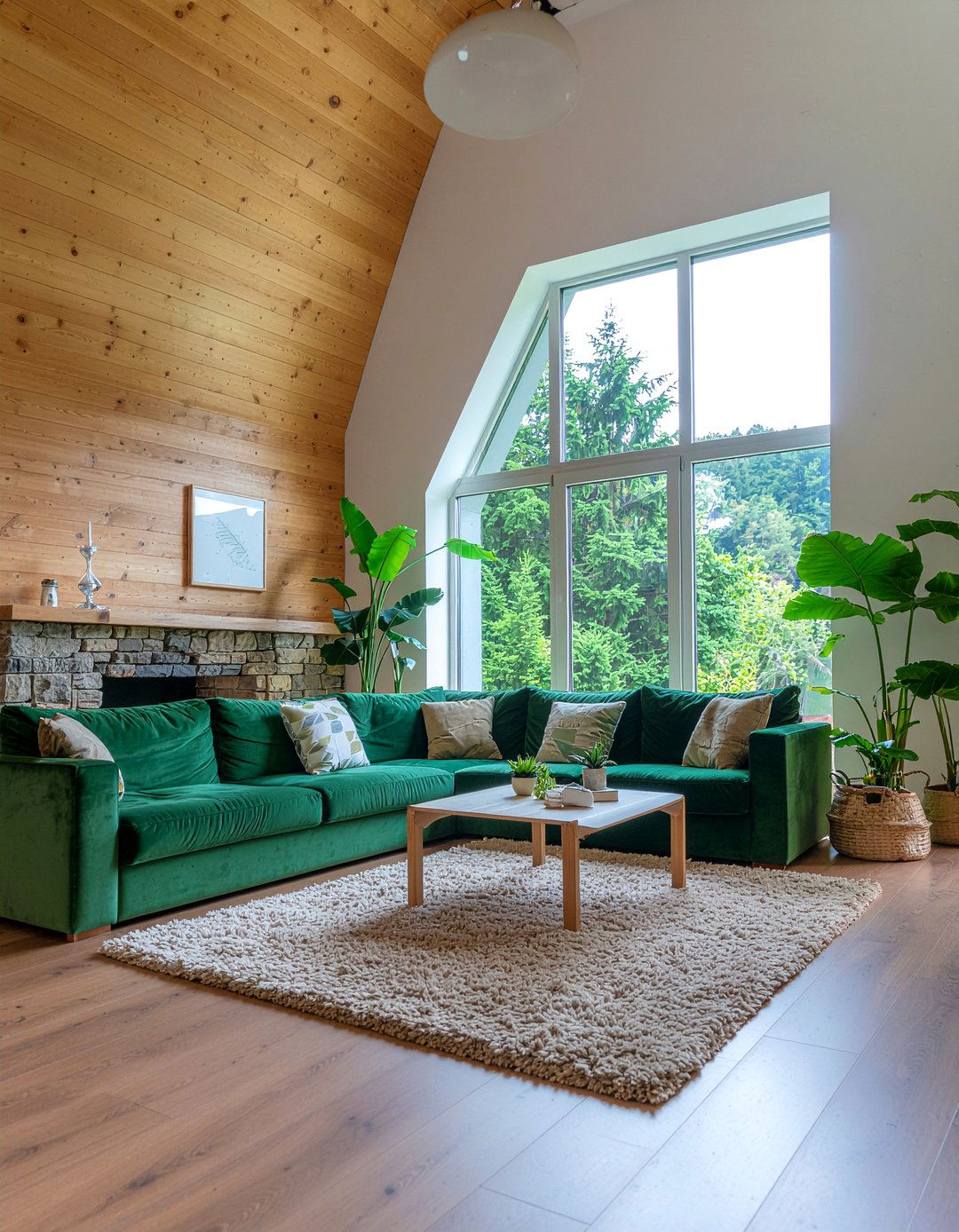 Biophilic living room - 30 modern living room ideas