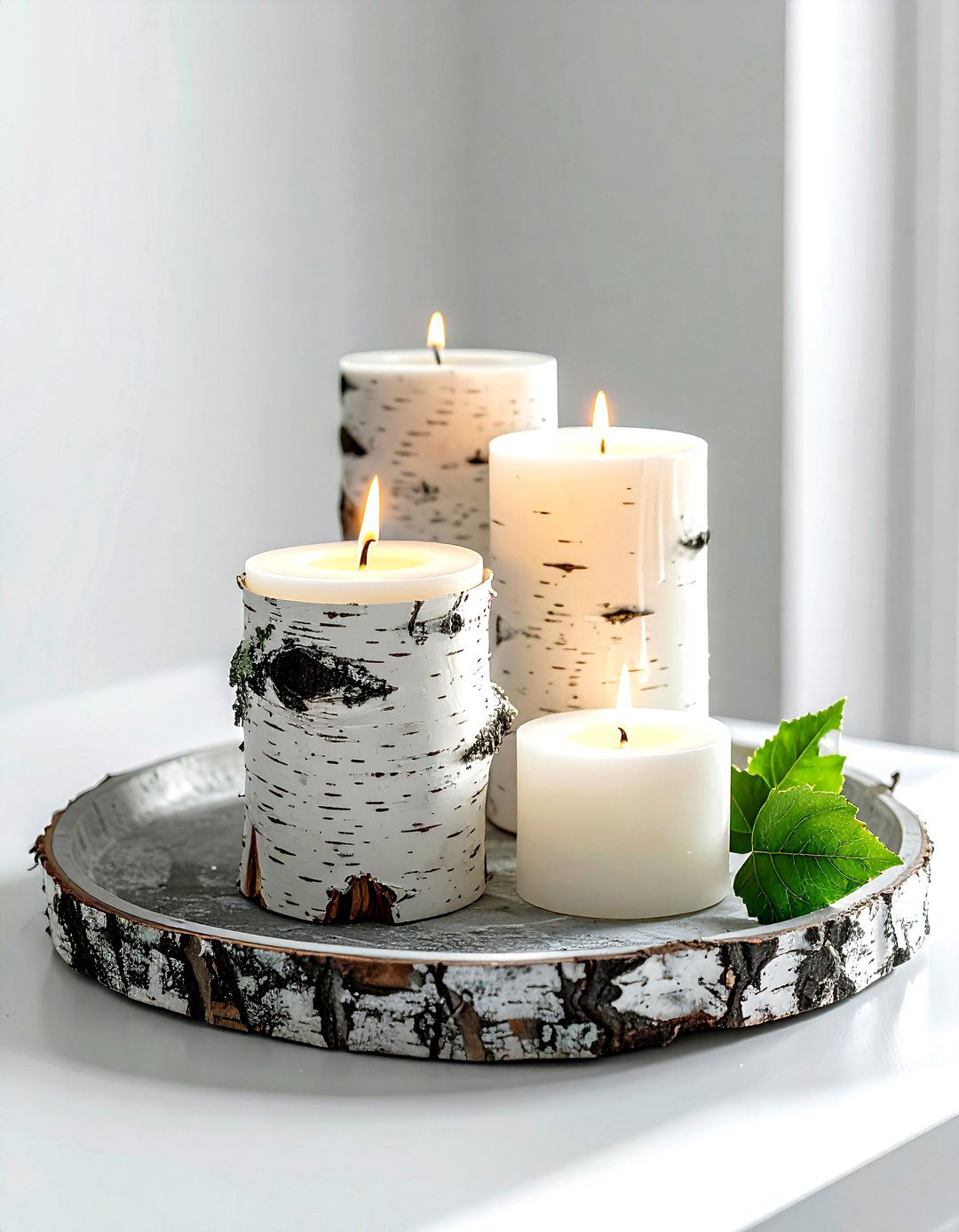 Birch Tree Bark Decor - 30 woodland dining room ideas