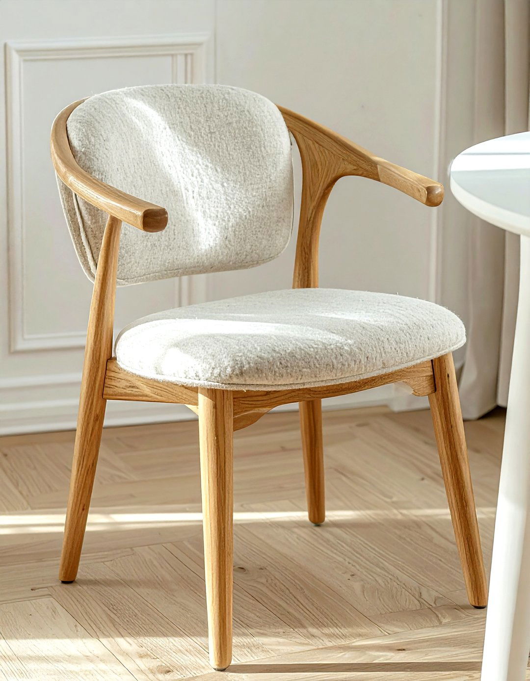 Birch wood chair - 30 Finnish dining room ideas