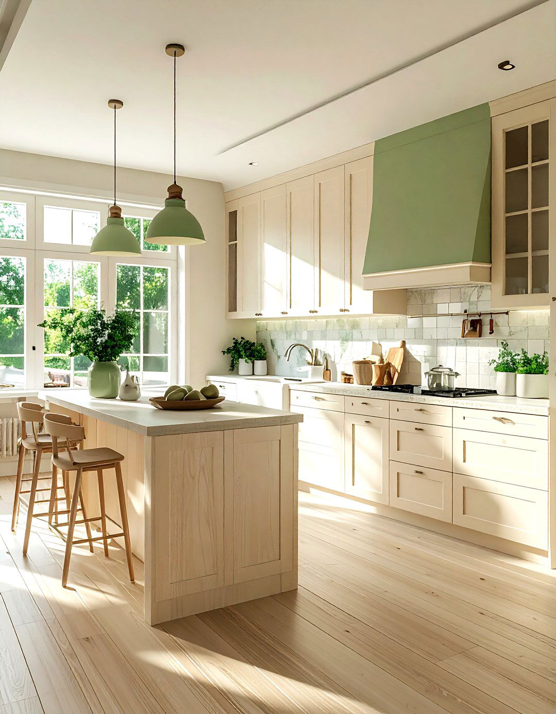 Birch wood kitchen cabinets - 30 natural wood kitchen cabinet ideas