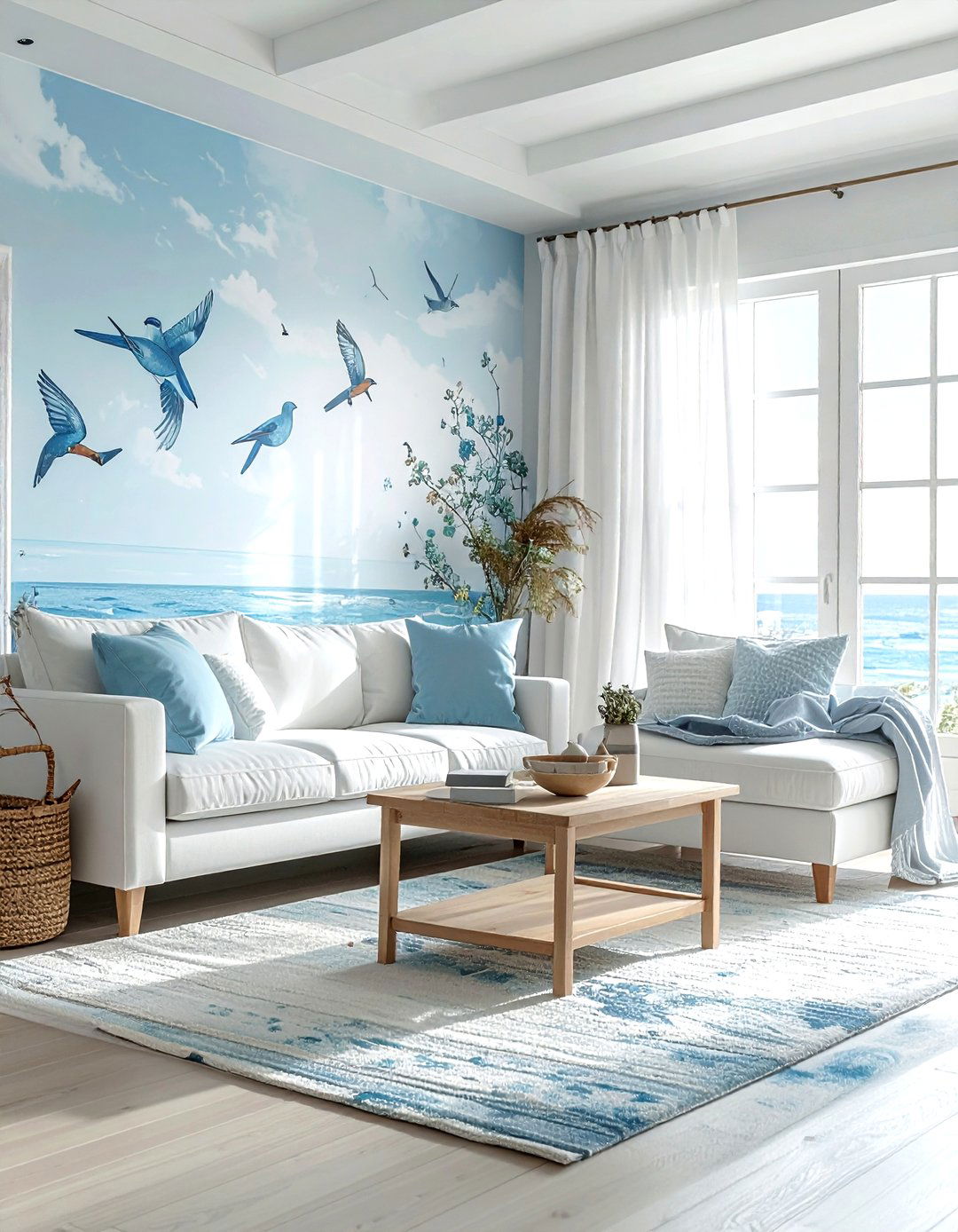 Bird Wall Decals - 30 living room wall stickers
