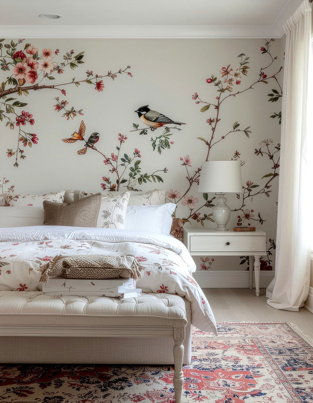 Bird Wallpaper - 30 bird bedroom ideas