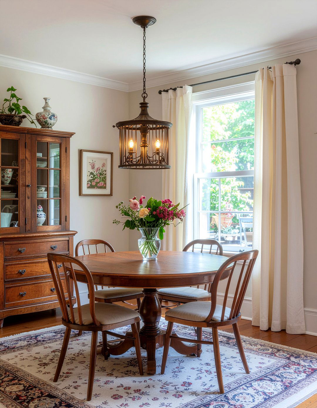 Birdcage chandelier dining room - 30 rustic chandelier dining room ideas