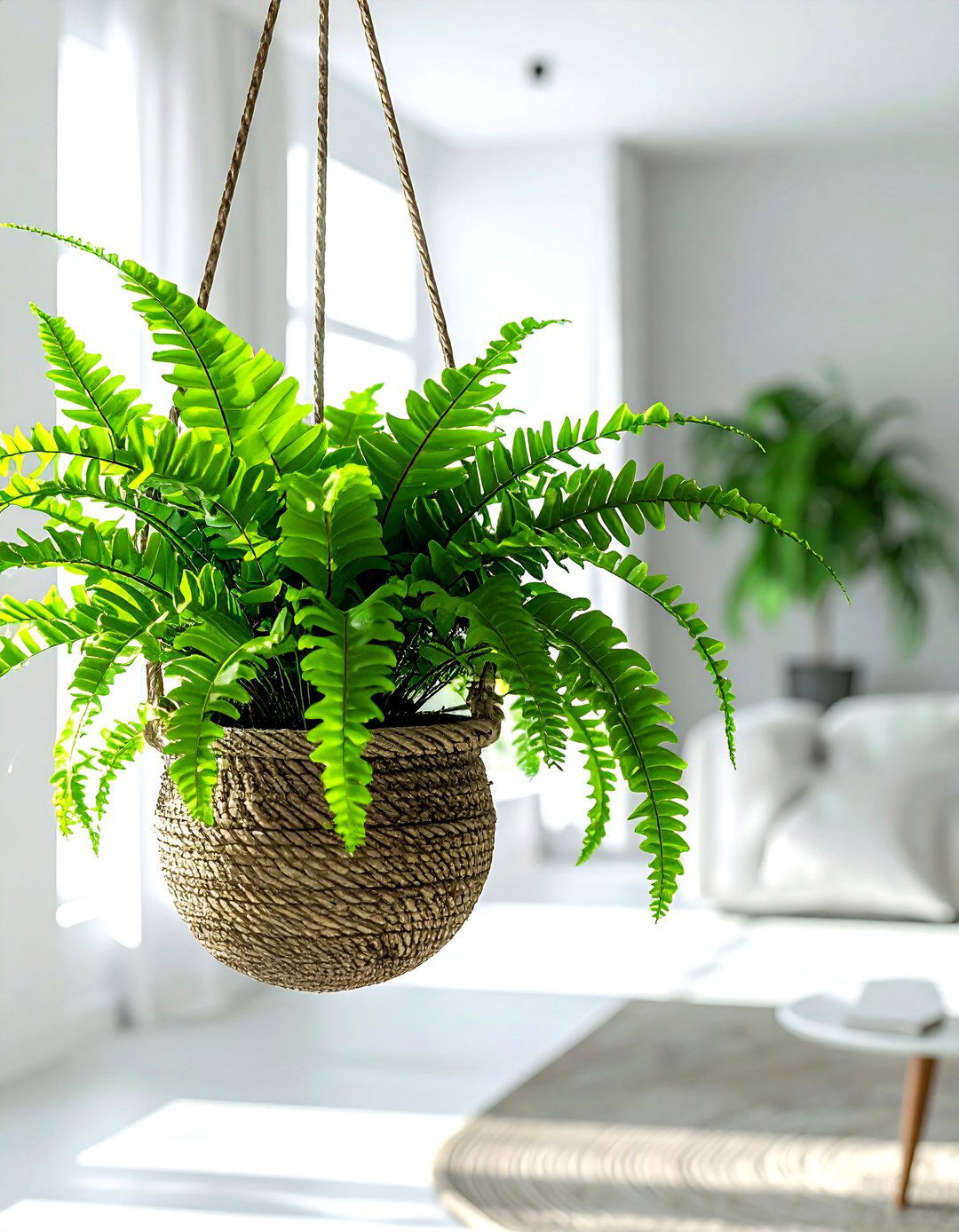 Birds Nest Fern - 30 living room hanging plants