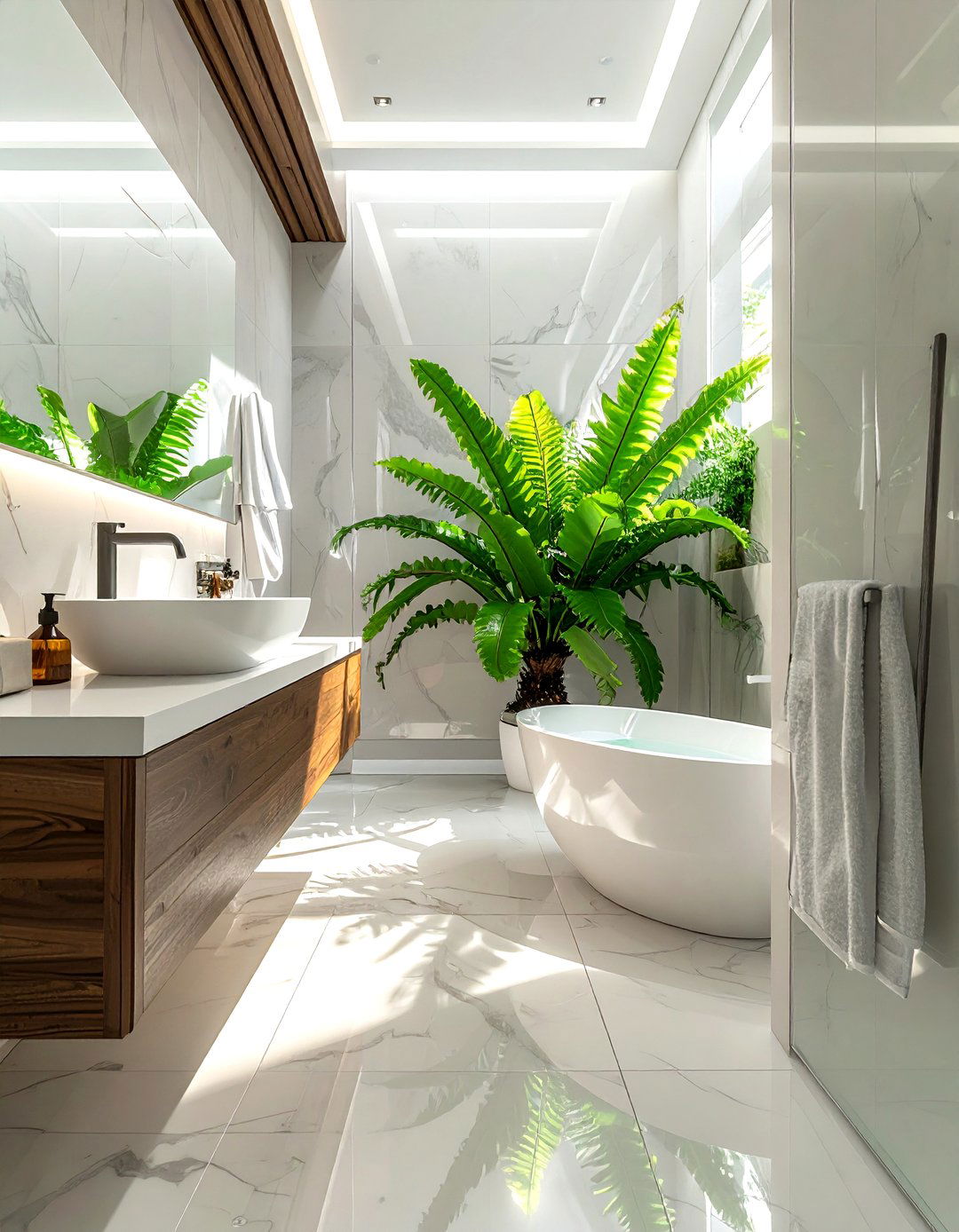 Birds Nest Fern - 30 small plant ideas