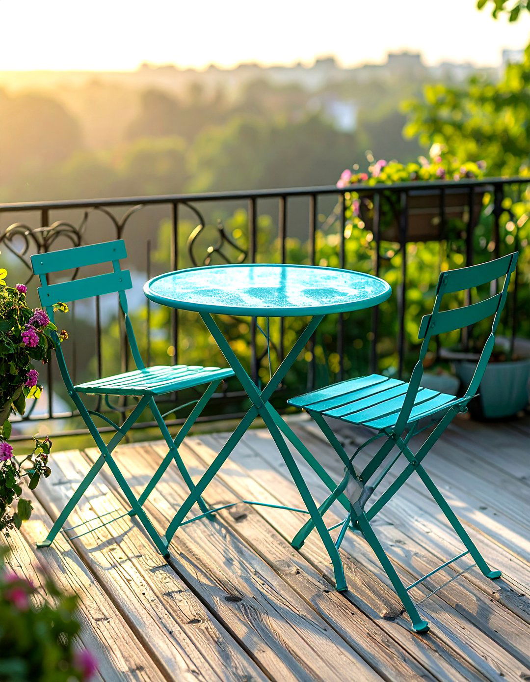 Bistro Set - 30 deck decor ideas