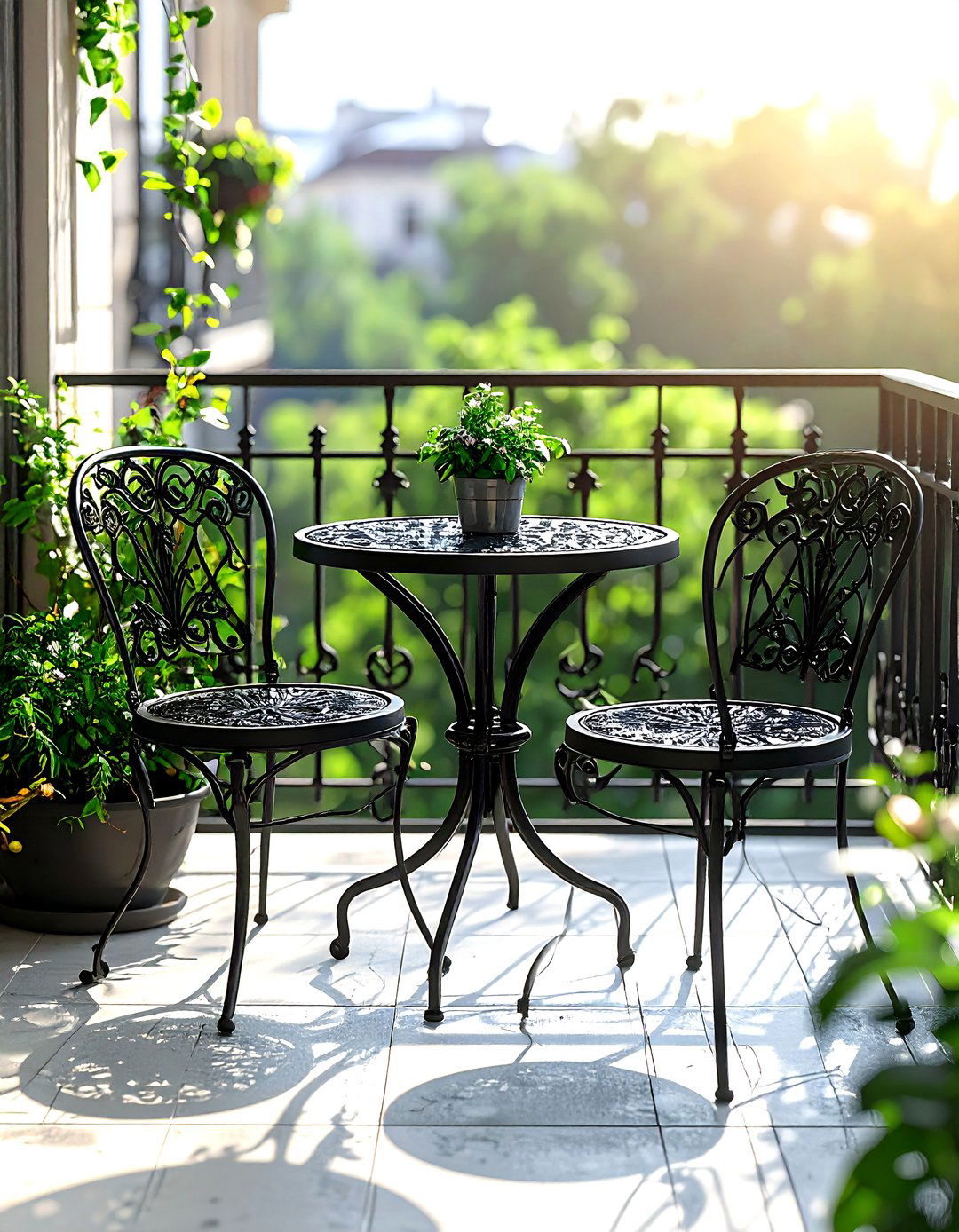 Bistro Set - 30 dining room seating arrangements ideas