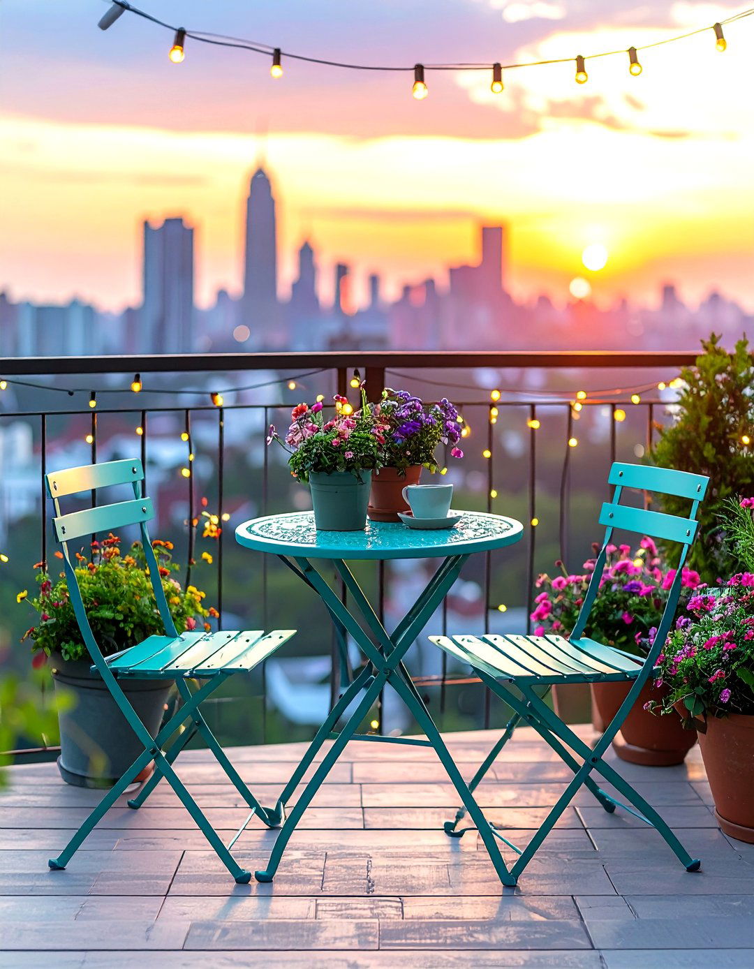 Bistro Set For Apartment Balcony - 30 oddly shaped dining room ideas