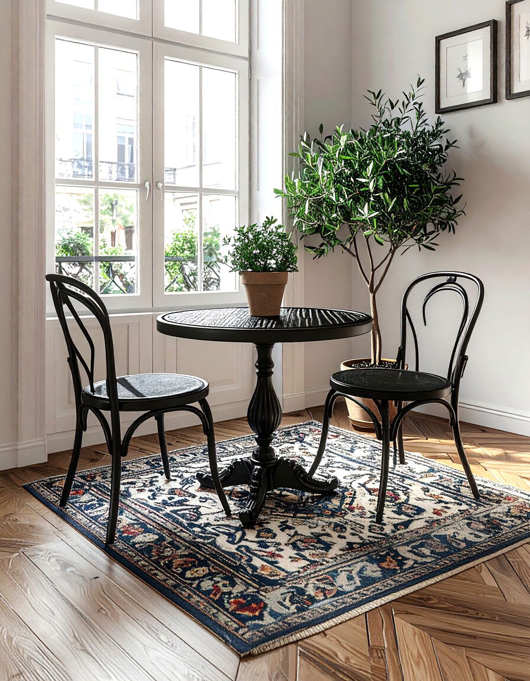 Bistro Table Set - 30 compact dining room ideas