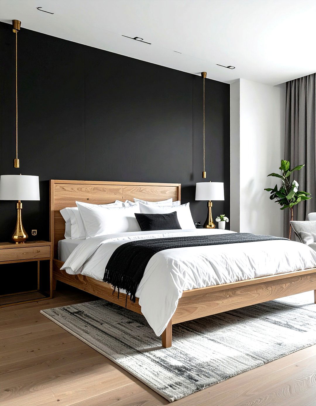 Black Accent Wall - 30 attention-grabbing decor ideas