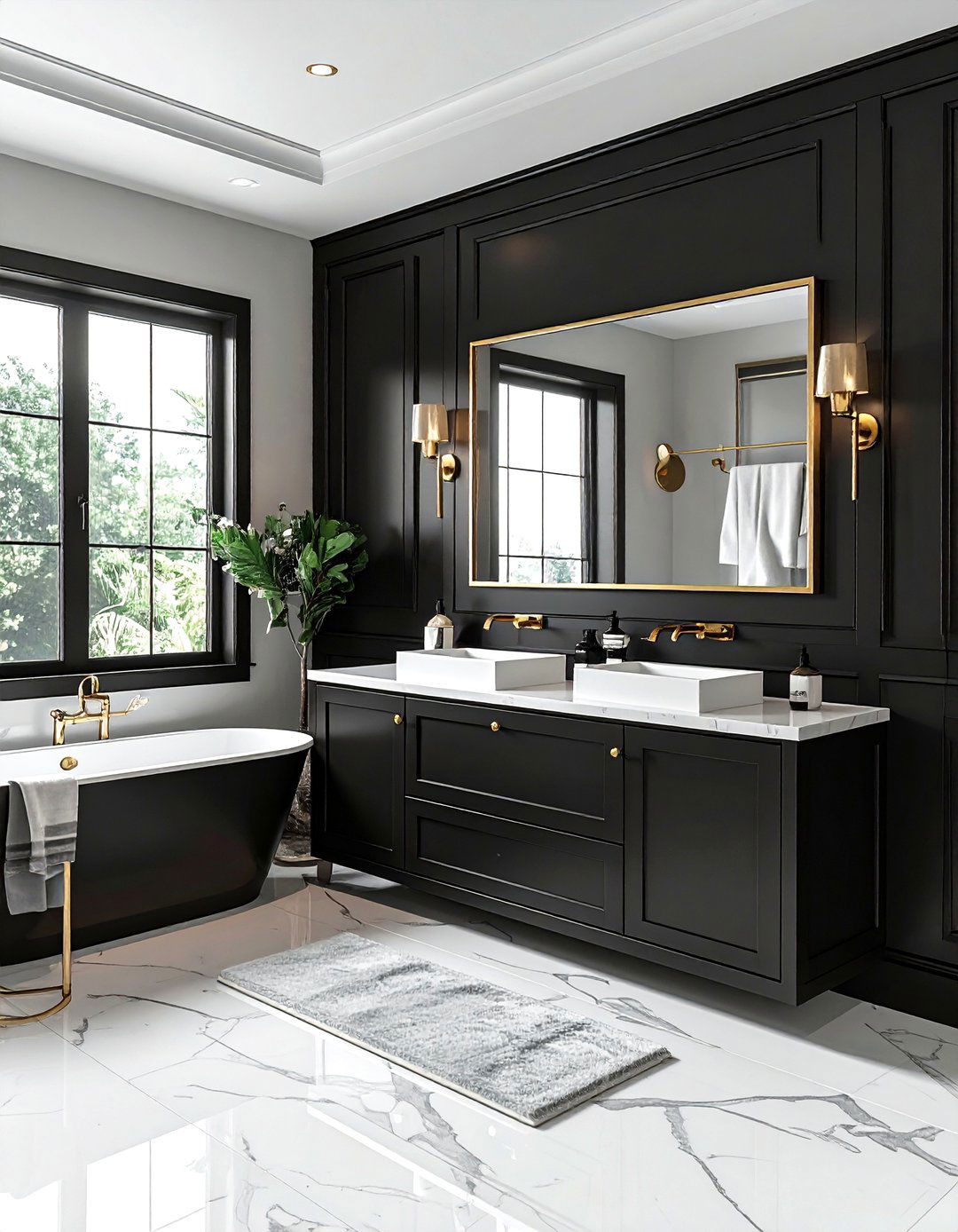 30 Luxury Black Bathroom Design Ideas to Inspire Your Remodel